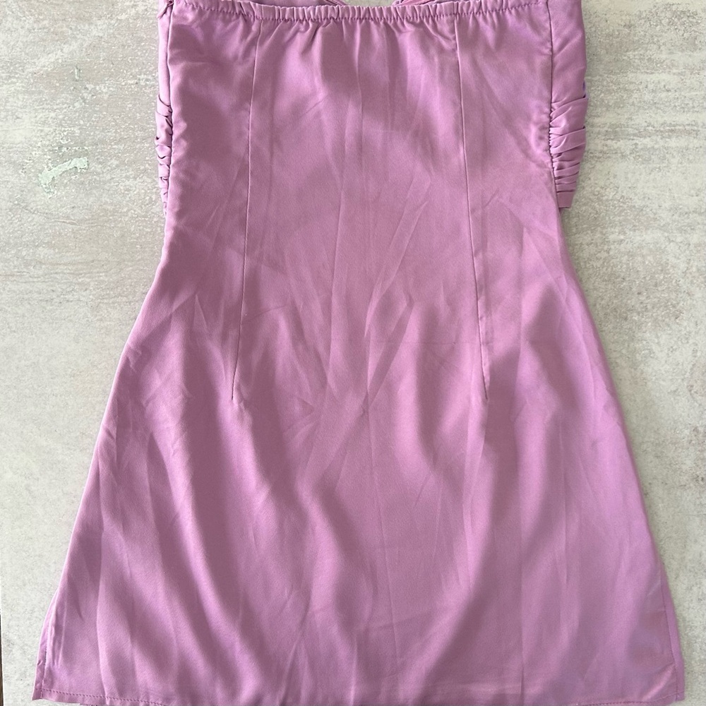 PRINCESS POLLY Irena Strapless Mini Dress, Purple US 2 XS NWOT - Picture 9 of 12